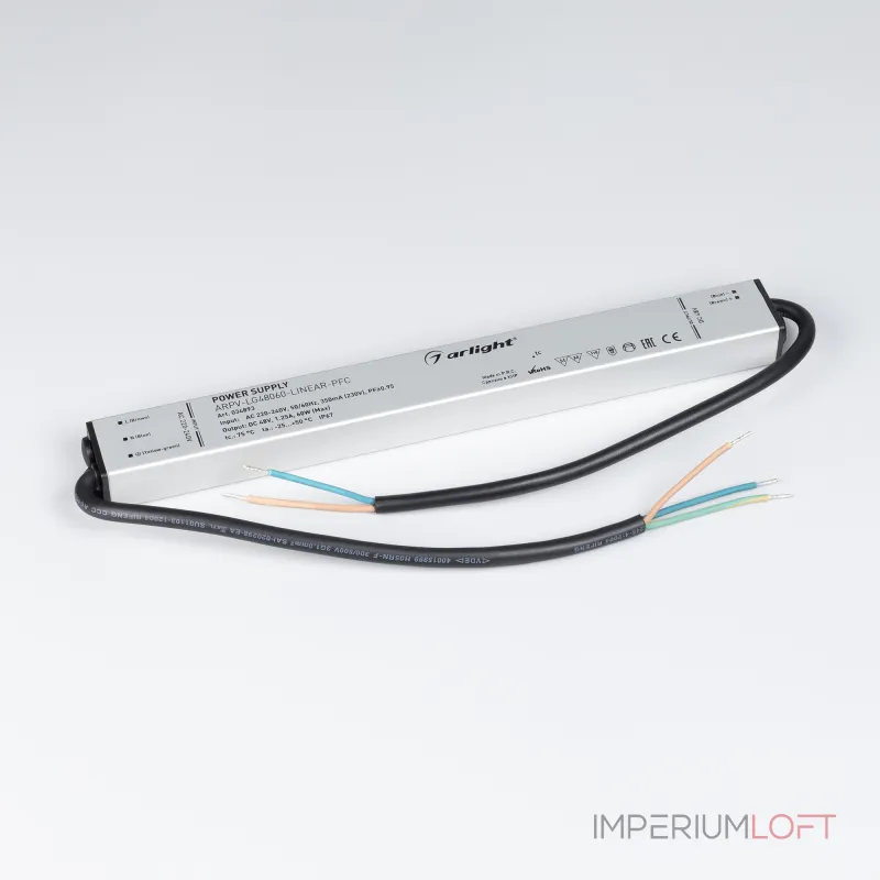 Arlight Блок питания ARPV-LG48060-LINEAR-PFC 48В 1.25A 60Вт IP67 034893 от ImperiumLoft Arlight Блок питания ARPV-LG48060-LINEAR-PFC 48В 1.25A 60Вт IP67 034893 от ImperiumLoft