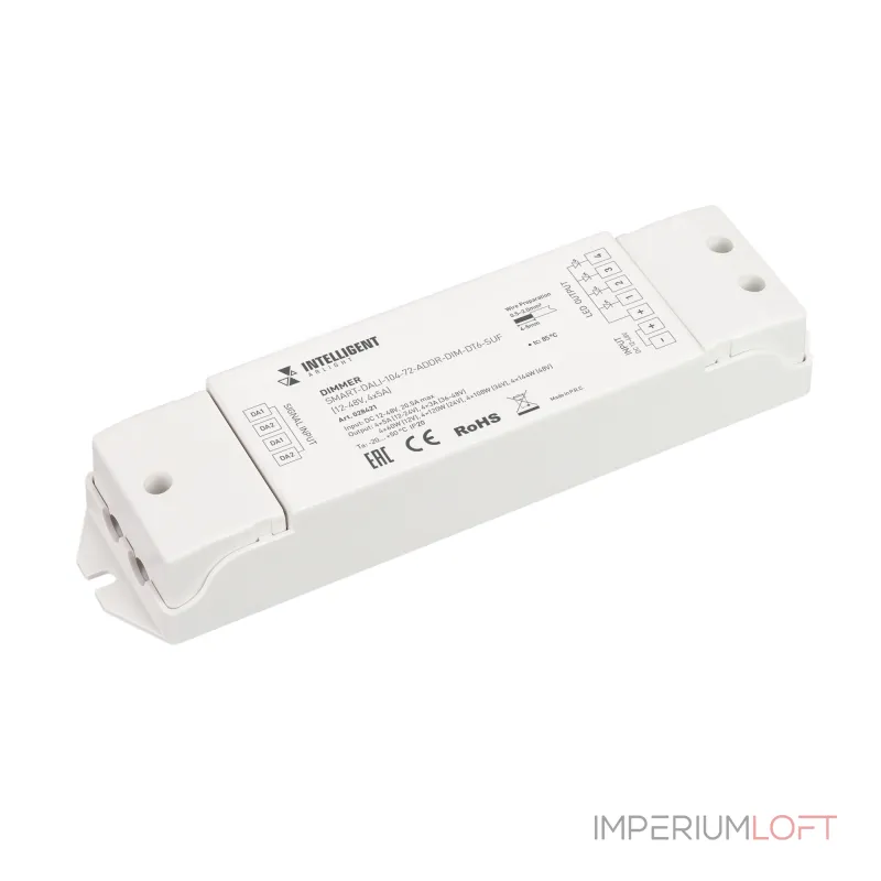 Arlight INTELLIGENT ARLIGHT Диммер SMART-DALI-104-72-ADDR-DIM-DT6-SUF 12-48В 4x5A IARL IP20 028421 от ImperiumLoft Arlight INTELLIGENT ARLIGHT Диммер SMART-DALI-104-72-ADDR-DIM-DT6-SUF 12-48В 4x5A IARL IP20 028421 от ImperiumLoft
