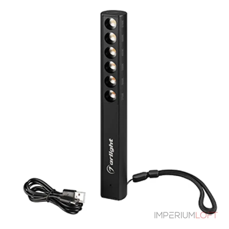 Arlight Светильник SP-ARTE-SIX-L227-3Вт Day4000-MIX BK 32 deg 5В 1A IP20 041448 от ImperiumLoft