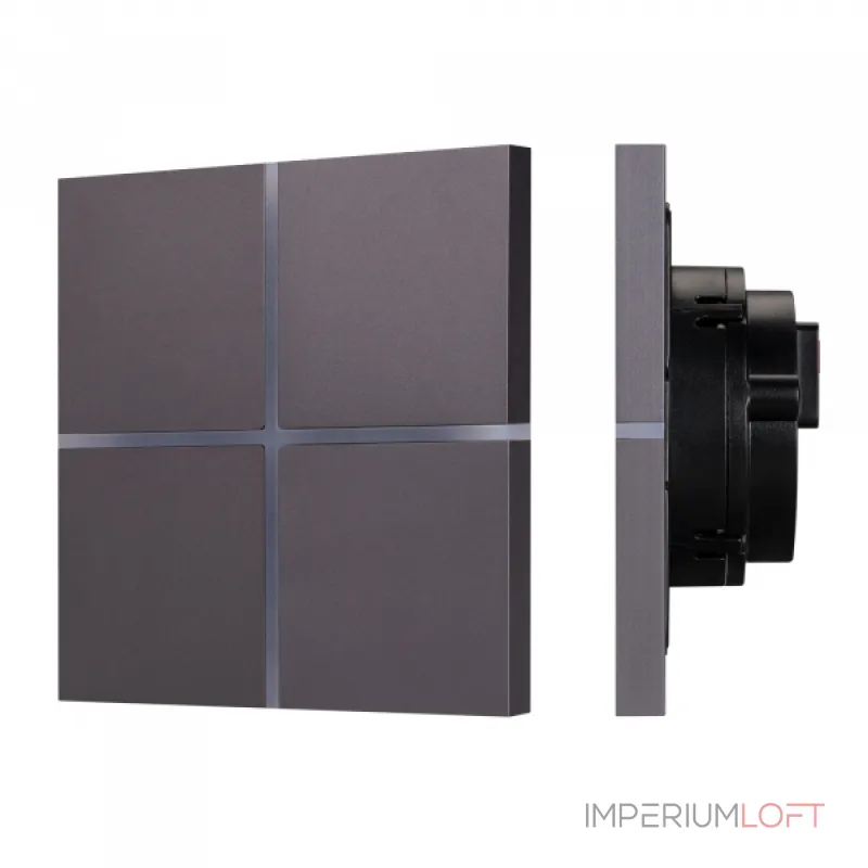 Arlight INTELLIGENT ARLIGHT Сенсорная панель KNX-304-13-IN Grey BUS Frameless IARL IP20 038309 от ImperiumLoft Arlight INTELLIGENT ARLIGHT Сенсорная панель KNX-304-13-IN Grey BUS Frameless IARL IP20 038309 от ImperiumLoft