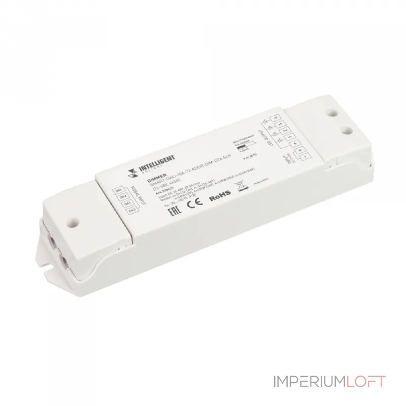 Arlight INTELLIGENT ARLIGHT Диммер SMART-DALI-104-72-ADDR-DIM-DT6-SUF 12-48В 4x5A IARL IP20 028421 от ImperiumLoft Arlight INTELLIGENT ARLIGHT Диммер SMART-DALI-104-72-ADDR-DIM-DT6-SUF 12-48В 4x5A IARL IP20 028421 от ImperiumLoft