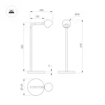 Arlight Светильник SP-OTTORI-TAB-6Вт Warm3000 WH 30 deg 230В IP20 051021 от ImperiumLoft
