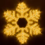 Arlight Фигура ARD-SNOWFLAKE-M10-1000x900-576LED Warm 230В 35Вт Ardecoled IP65 034259 от ImperiumLoft