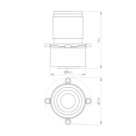 Насадка кадрирующая LGD-CROPLENS-R85 WH Arlight Металл 046747 от ImperiumLoft