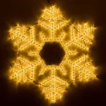 Arlight Фигура ARD-SNOWFLAKE-M10-1000x900-576LED Warm 230В 35Вт Ardecoled IP65 034259 от ImperiumLoft