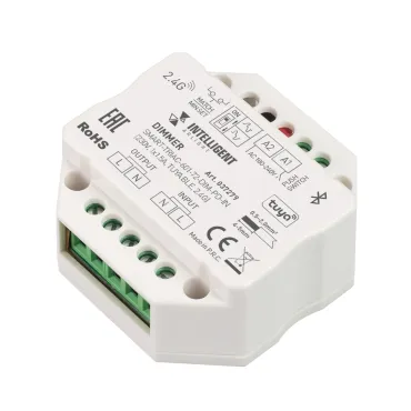 Arlight INTELLIGENT ARLIGHT Диммер SMART-TRIAC-601-72-DIM-PD-IN 230В 1x1.5A TUYA BLE 2.4G IARL IP20 037279 Arlight INTELLIGENT ARLIGHT Диммер SMART-TRIAC-601-72-DIM-PD-IN 230В 1x1.5A TUYA BLE 2.4G IARL IP20 037279