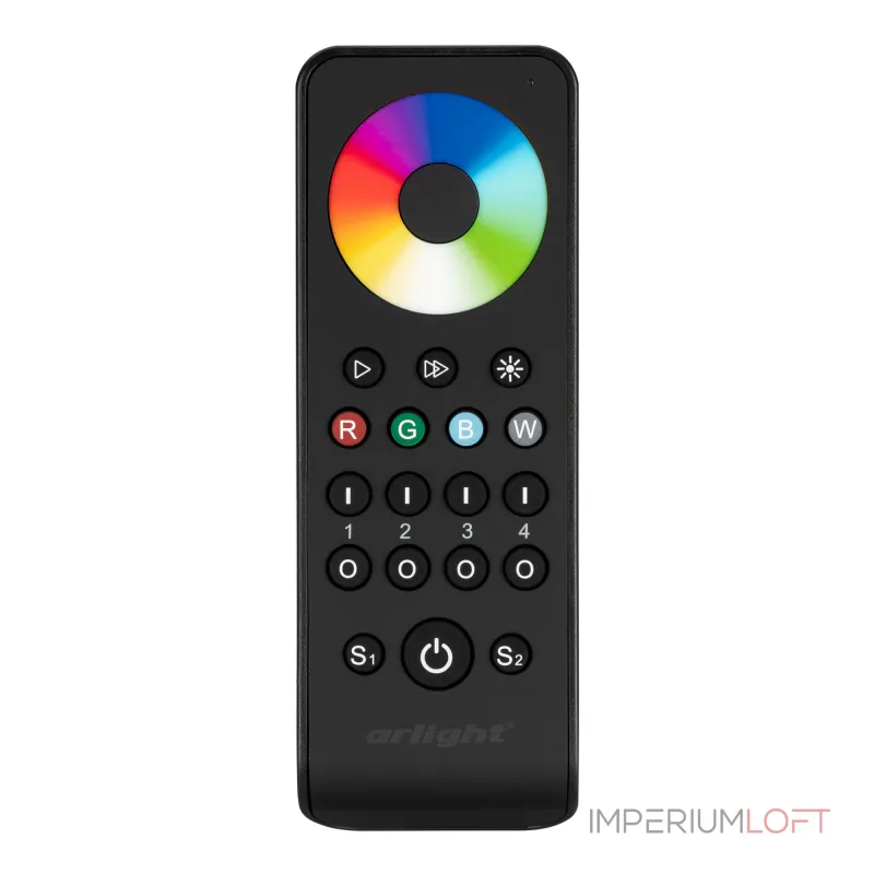 Arlight Пульт SMART-R43-RGBW Black 4 зоны 2.4G IP20 031939 от ImperiumLoft Arlight Пульт SMART-R43-RGBW Black 4 зоны 2.4G IP20 031939 от ImperiumLoft