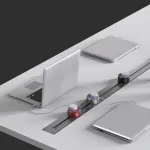 Трековая розетка, 16A 250V 380066TS LED/ES Grey от ImperiumLoft