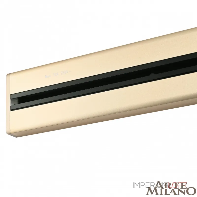 Накладной шинопровод с выключателем, 25A 250V 385201TOB/100 Gold от ImperiumLoft