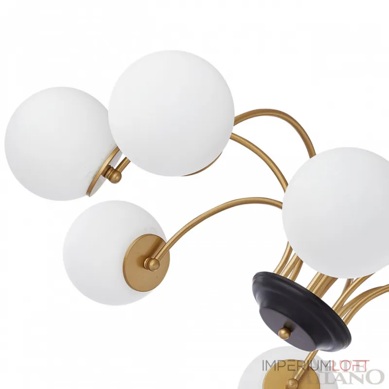 Люстра на штанге Arte Milano AM-Napoli 312066/D940/8 BS/BK Люстра на штанге Arte Milano AM-Napoli 312066/D940/8 BS/BK