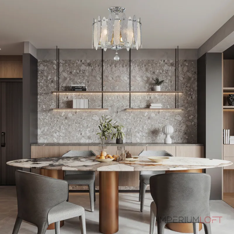 Потолочная люстра Arte Milano Sorrento-3309 373309/5/80/380 CR