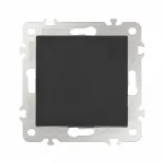 Выключатель одноклавишный проходной (на 2 направления), 10AX 250V 206.32-1.black от ImperiumLoft