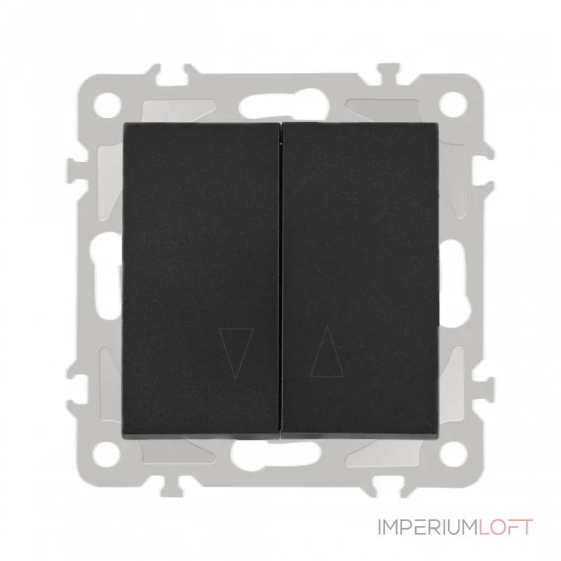 Выключатель жалюзи, 10A 250V 206.38-2.black от ImperiumLoft Выключатель жалюзи, 10A 250V 206.38-2.black от ImperiumLoft