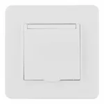 Комплект розетки с заземлением и шторками Arte Milano SET16-1-41-1 white от ImperiumLoft