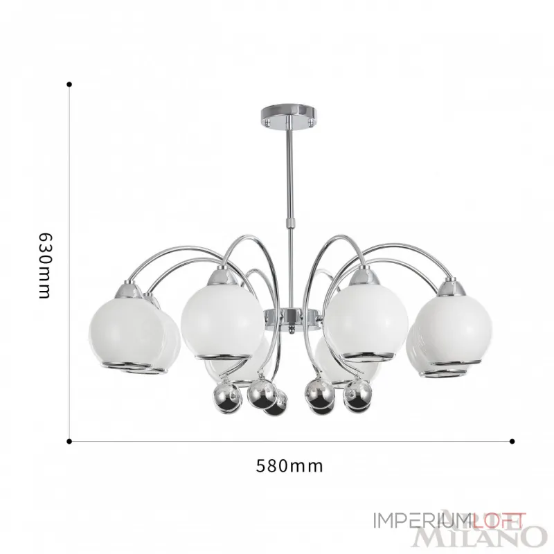 Люстра на штанге Arte Milano Neapolis-76207 276207/8 Ni Люстра на штанге Arte Milano Neapolis-76207 276207/8 Ni