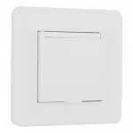 Комплект розетки с заземлением и шторками Arte Milano SET16-1-41-1 white от ImperiumLoft