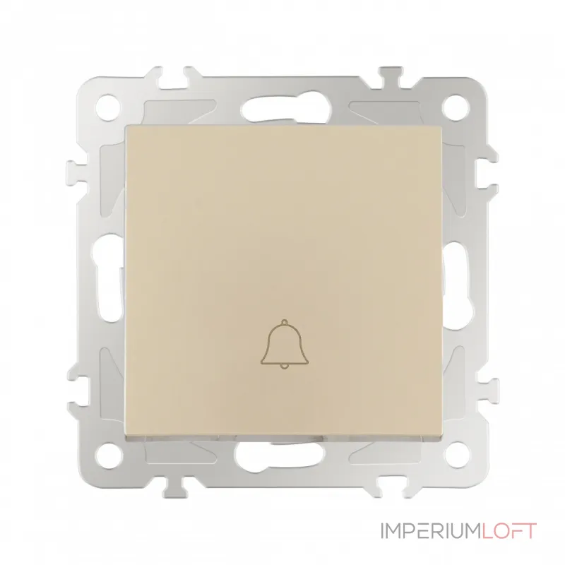Кнопка дверного звонка, 10A 250V 206.36-1.shampan от ImperiumLoft