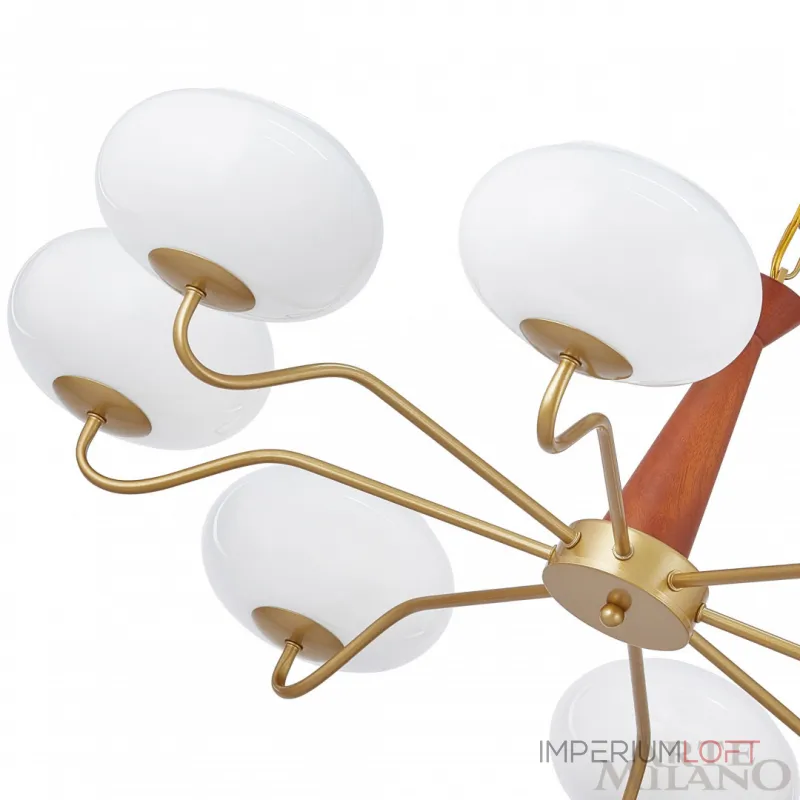 Подвесная люстра Arte Milano AM-Napoli 310166/D900/8 BS/WD Подвесная люстра Arte Milano AM-Napoli 310166/D900/8 BS/WD