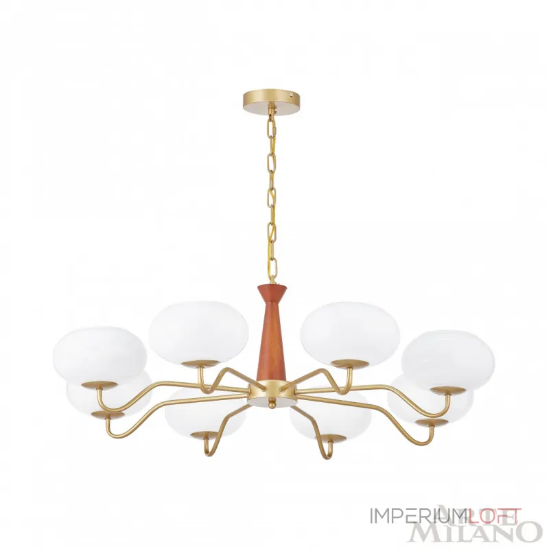 Подвесная люстра Arte Milano AM-Napoli 310166/D900/8 BS/WD Подвесная люстра Arte Milano AM-Napoli 310166/D900/8 BS/WD