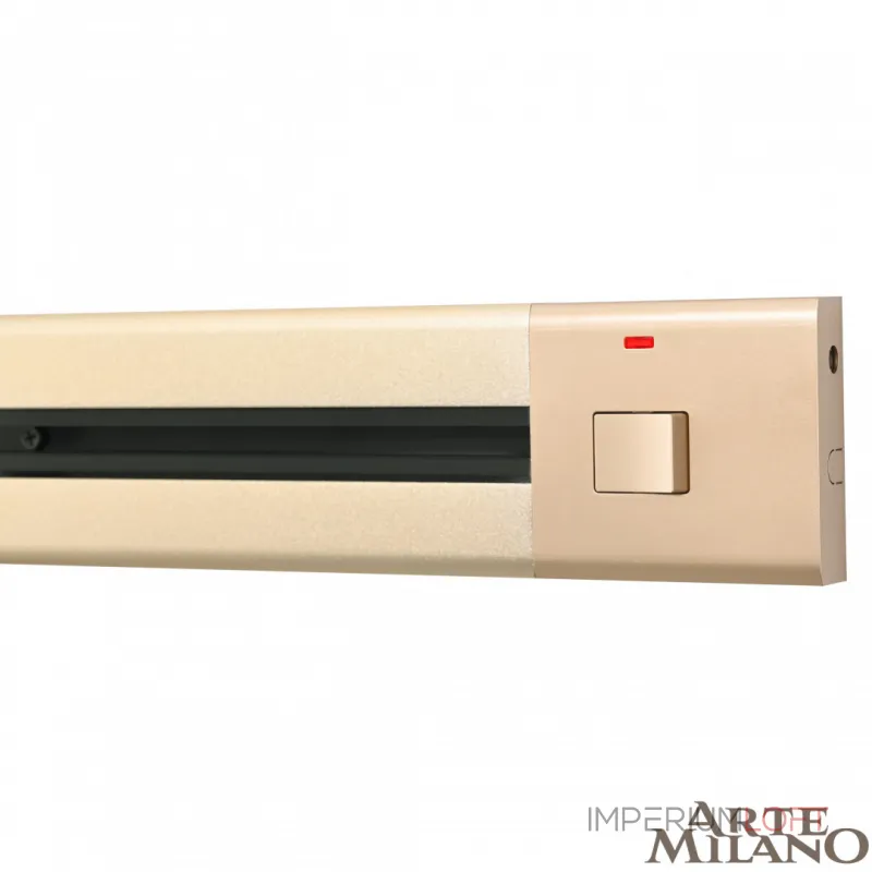 Накладной шинопровод с выключателем, 25A 250V 385201TOB/100 Gold от ImperiumLoft