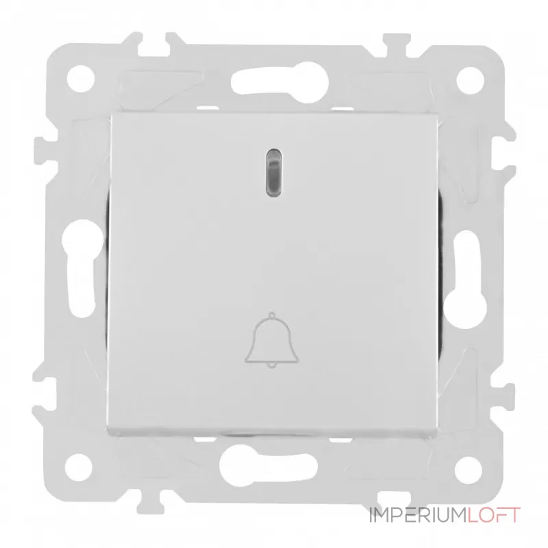 Кнопка дверного звонка с подсветкой, 10A 250V 203.37-1.silver от ImperiumLoft Кнопка дверного звонка с подсветкой, 10A 250V 203.37-1.silver от ImperiumLoft