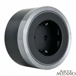 Трековая розетка, 16A 250V 380066TS LED/ES Grey от ImperiumLoft