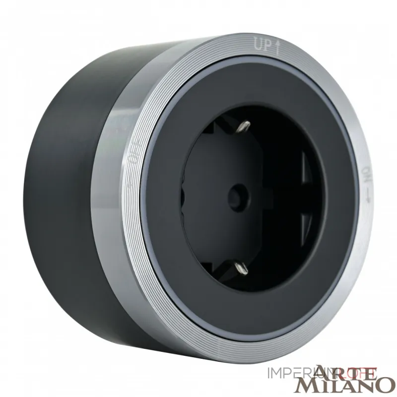 Трековая розетка, 16A 250V 380066TS LED/ES Grey от ImperiumLoft Трековая розетка, 16A 250V 380066TS LED/ES Grey от ImperiumLoft