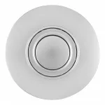 Диммер круглый 500W с рамкой однопостовой Arte Milano SET08-1-48-1 silver от ImperiumLoft