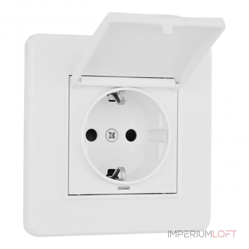 Комплект розетки с заземлением и шторками Arte Milano SET16-1-41-1 white от ImperiumLoft Комплект розетки с заземлением и шторками Arte Milano SET16-1-41-1 white от ImperiumLoft