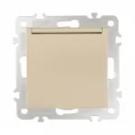 Розетка с заземлением, шторками и защитной крышкой, 16A 250V 206.41-1.shampan от ImperiumLoft