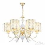 Подвесная люстра Arte Milano Florentia-6067 306067/6 Wh/Gd