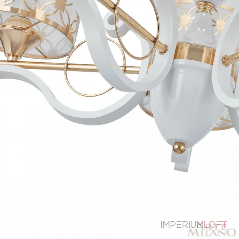 Подвесная люстра Arte Milano Florentia-3097 303097/6 Wh/Gd