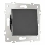 Переключатель одноклавишный перекрёстный, 10AX 250V 203.34-1.black от ImperiumLoft