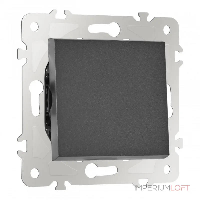 Переключатель одноклавишный перекрёстный, 10AX 250V 203.34-1.black от ImperiumLoft Переключатель одноклавишный перекрёстный, 10AX 250V 203.34-1.black от ImperiumLoft