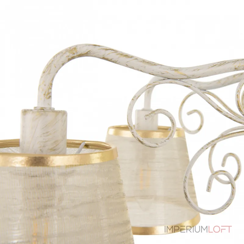 Потолочная люстра Arte Milano AM341120 341120/6 WT+G Потолочная люстра Arte Milano AM341120 341120/6 WT+G