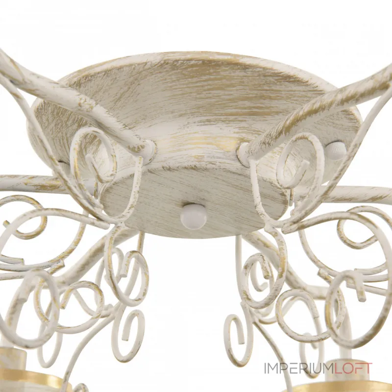 Потолочная люстра Arte Milano AM341120 341120/6 WT+G Потолочная люстра Arte Milano AM341120 341120/6 WT+G