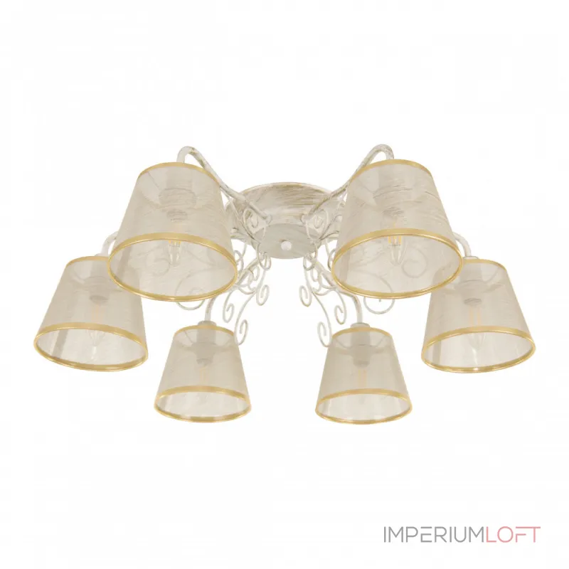 Потолочная люстра Arte Milano AM341120 341120/6 WT+G Потолочная люстра Arte Milano AM341120 341120/6 WT+G