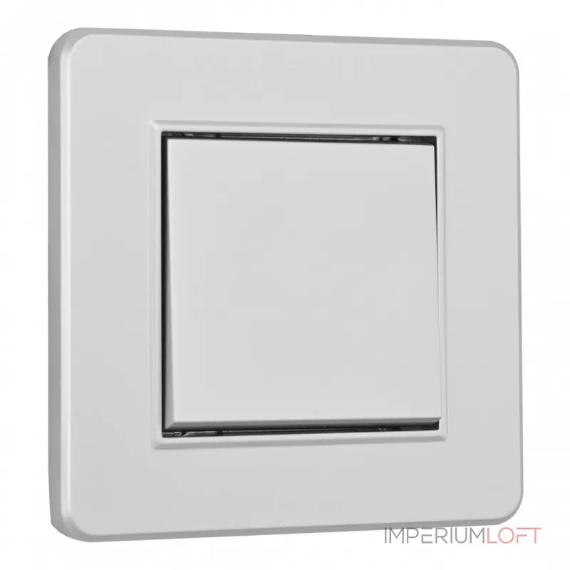 Выключатель одноклавишный с рамкой Arte Milano SET16-1-30-1 silver от ImperiumLoft Выключатель одноклавишный с рамкой Arte Milano SET16-1-30-1 silver от ImperiumLoft