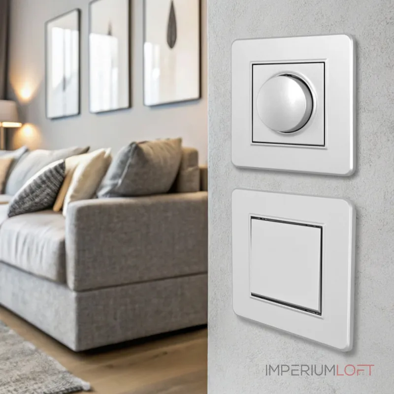 Выключатель одноклавишный с рамкой Arte Milano SET16-1-30-1 silver от ImperiumLoft Выключатель одноклавишный с рамкой Arte Milano SET16-1-30-1 silver от ImperiumLoft