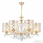 Подвесная люстра Arte Milano Florentia-3097 303097/6 Wh/Gd