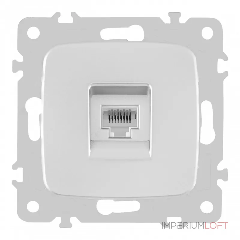 Розетка интернет, RJ45 205.45-1.silver от ImperiumLoft Розетка интернет, RJ45 205.45-1.silver от ImperiumLoft