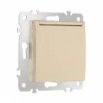 Розетка с заземлением, шторками и защитной крышкой, 16A 250V 206.41-1.shampan от ImperiumLoft