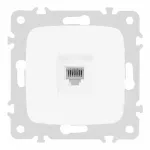 Розетка телефонная, RJ11 205.51-1.white от ImperiumLoft