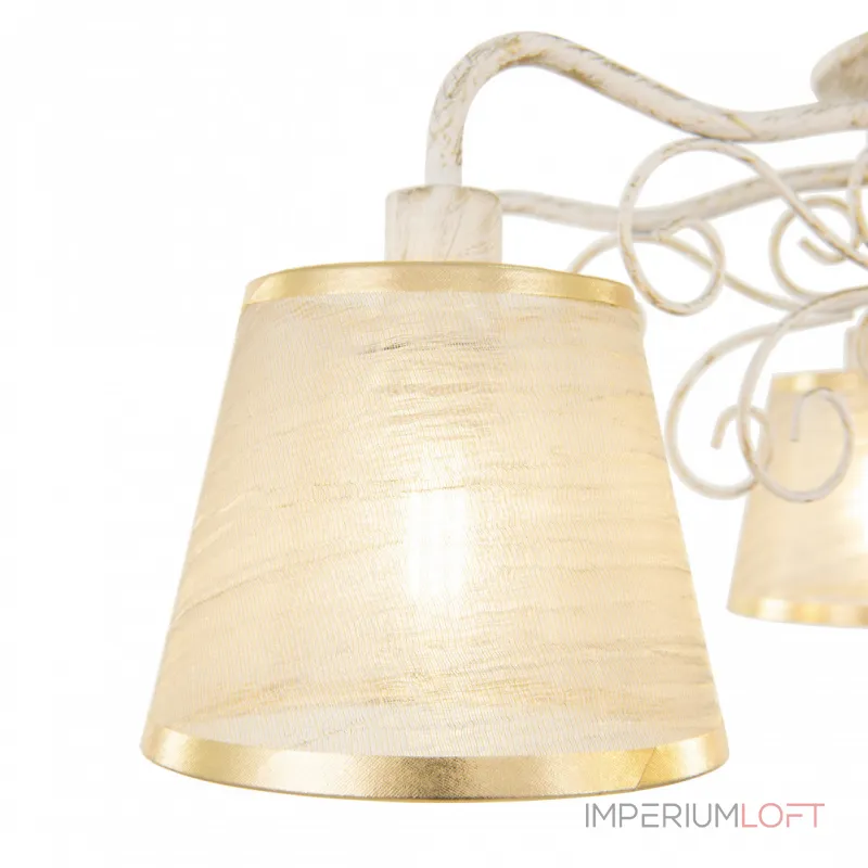 Потолочная люстра Arte Milano AM341120 341120/6 WT+G Потолочная люстра Arte Milano AM341120 341120/6 WT+G