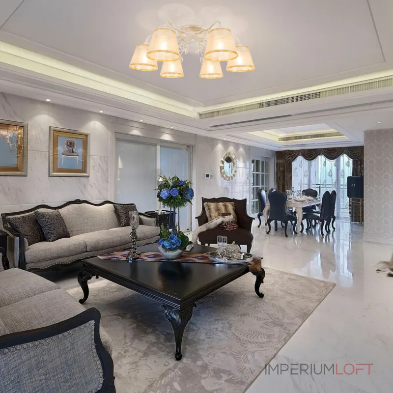 Потолочная люстра Arte Milano AM341120 341120/6 WT+G Потолочная люстра Arte Milano AM341120 341120/6 WT+G