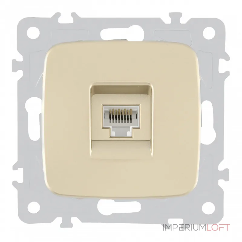 Розетка интернет, RJ45 205.45-1.shampan от ImperiumLoft Розетка интернет, RJ45 205.45-1.shampan от ImperiumLoft