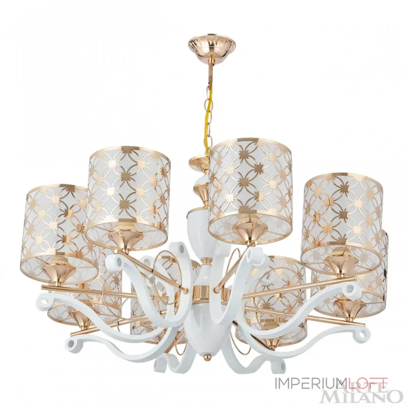 Подвесная люстра Arte Milano Florentia-3097 303097/8 Wh/Gd