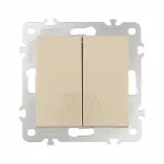 Выключатель жалюзи, 10A 250V 206.38-2.shampan от ImperiumLoft