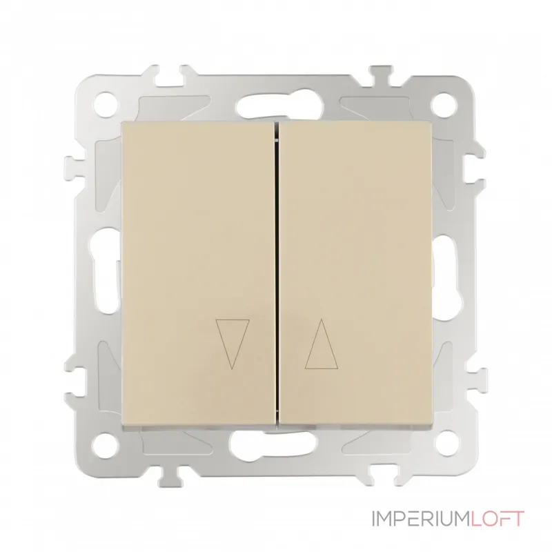 Выключатель жалюзи, 10A 250V 206.38-2.shampan от ImperiumLoft Выключатель жалюзи, 10A 250V 206.38-2.shampan от ImperiumLoft