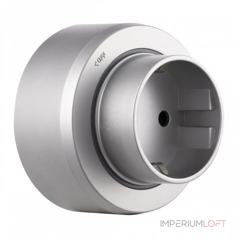 Трековая розетка, 16A 250V 397951TS/ES Silver от ImperiumLoft